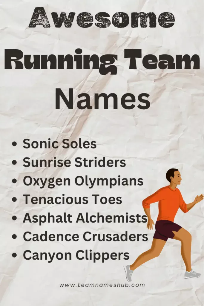 List of Awesome Running Team Names